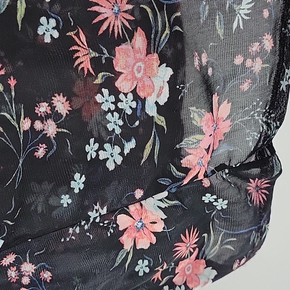 Lane Bryant Floral Sheer Jacket - Picture 10 of 15